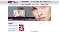 Desktop Screenshot of medecin-esthetique-visage.com